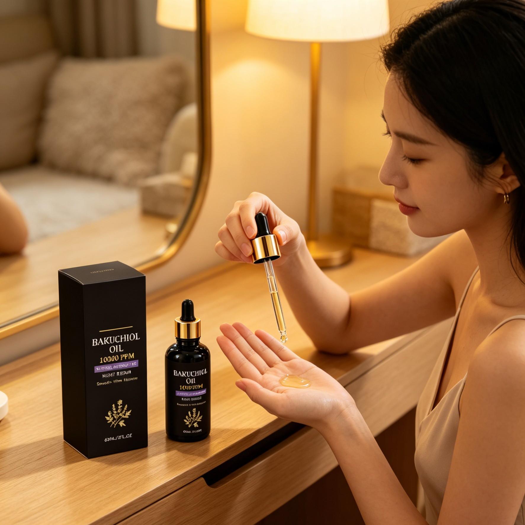 น้ำมันบาคูชิออล กระชับผิว ลดเล - Bakuchiol Night Oil บทวิจารณ์และราคา