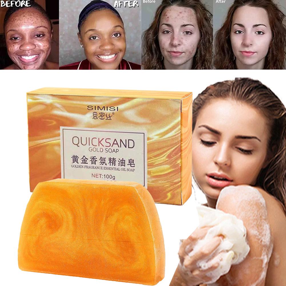 สบู่ทองคำทำมือ รูปทรงสี่เหลี่ย - Luxury Skincare & Spa Reviews บทวิจารณ์และราคา