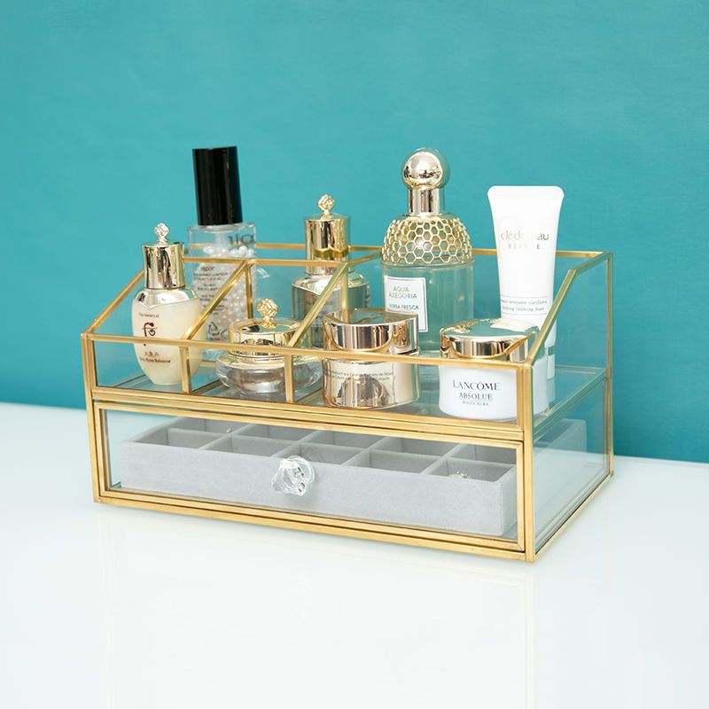 กล่องเก็บเครื่องสำอางแก้วสไตล์ - Luxury Skincare Box บทวิจารณ์และราคา